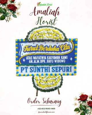 Papan Bunga Duka di Salira