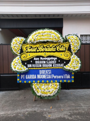 Papan Bunga Duka di Salira